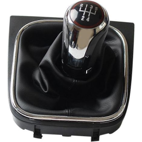 Boule de levier de changement de vitesse Ar 5 vitesses, pour Golf 5 Mk5 Golf 6 Mk6 Gtd R32 2004 (1/5)