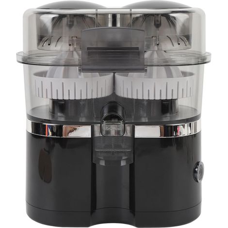 Extracteur de jus électrique double tête compact pour agrumes (oranges, citrons, kiwis, pamplemousses), portable Sleep Specker (NOIR) (1/4)