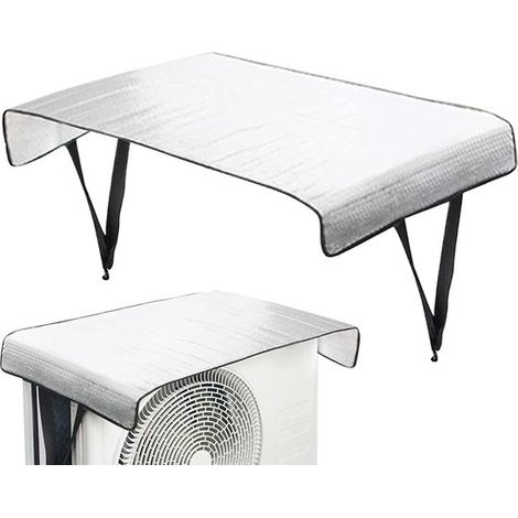 Fundas para unidades exteriores de aire acondicionado，Funda de tela resistente para aire acondicionado，Unidades exteriores de protección solar (1/5)