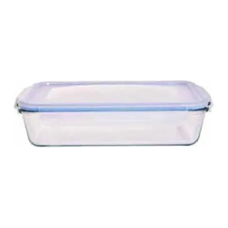 Hermetischer rechteckiger Glasbehälter 2200 ml 32 x 19,5 cm