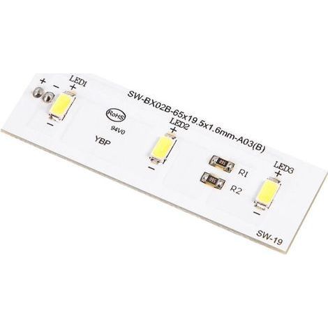 Barre LED pour Réfrigérateur Remplacement Lumineuse Pièce Réparation ZBE2350HCA SW-BX02B (1/4)