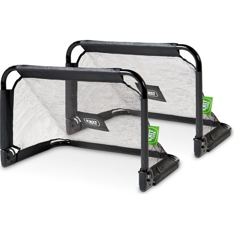 EXIT Pico steel football goal 3x2ft (set of 2) - black