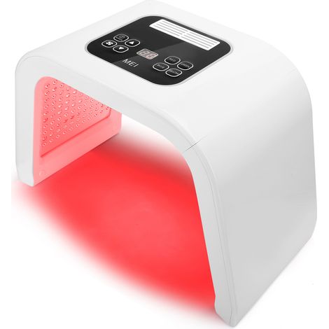 Appareil de luminothérapie LED pliable à 7 couleurs, appareil de rajeunissement cutané par photons, prise UE 100-240 V