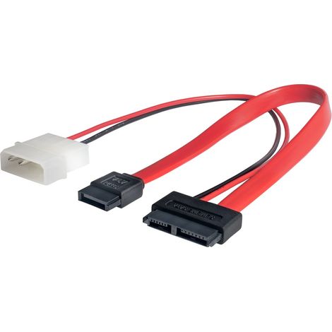 Adattatore SATA SlimLine - cavo di segnale SATA Molex Akyga AK-CA-45 per unità CD/DVD