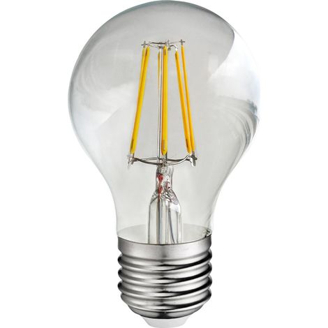 Ampoule LED à filament A60 E27 450 lm Platine 305824 Polux (1/3)