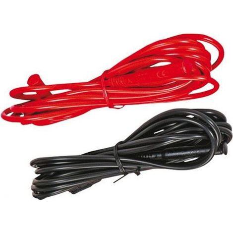 Cordon de test Chauvin Arnoux, Noir, Rouge, long. 3m ( Prix pour 1 )