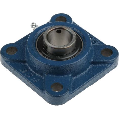 Roulement RS PRO, diam int 25mm, 4 trous de fixations en Fonte ( Prix pour 1 ) (1/3)