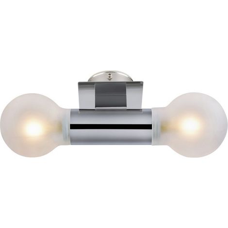 Markslojd CARLA - Applique de salle de bain à 2 ampoules Chrome IP44, G9