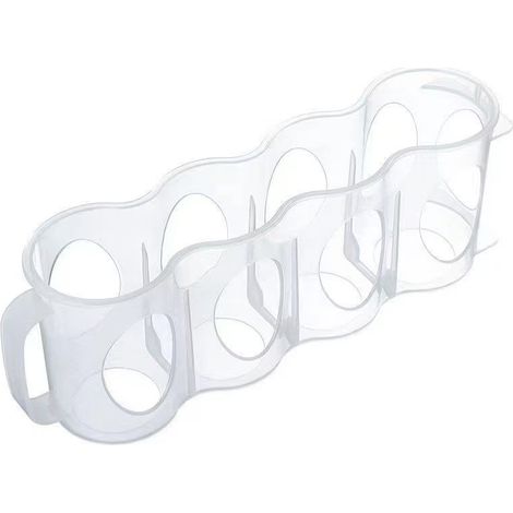 Range-bière et boissons à 4 niveaux, organisateur pour réfrigérateur de cuisine, pour trier et classer canettes, boissons et breuvages : étagère de rangement économisant de l'espace, 4 compartiments (1/4)
