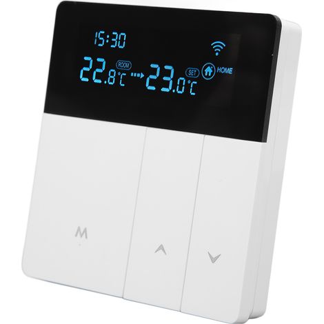 Thermostat numérique intelligent avec écran LCD, contrôle par application, thermostat programmable NTC, régulateur de température AC90V-240V, Wi-Fi