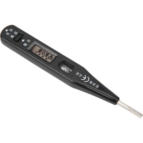 Stylo testeur de tension inductif de type AC 12-250 V/DC 6-36 V avec affichage numérique LCD (1/5)