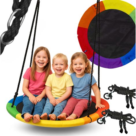 Altalena da giardino per bambini, nido di cicogna, amaca, sedia sospesa, robusta, XL