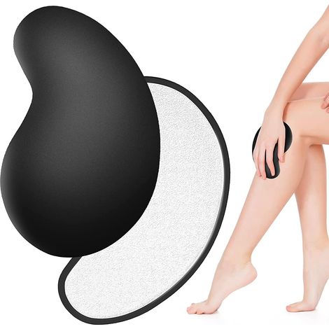 pilateur En Cristal (noir Givr), Appareil D'pilation Rutilisable, Pierres D'pilation Indolores Pour Les Bras, Les Jambes Et Le Dos, Pilateur En Cr (1/5)