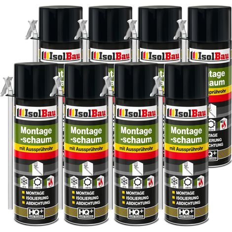 IsolBau Schlauchmontageschaum B2 Montageschaum 8 x 500 ml (1/5)