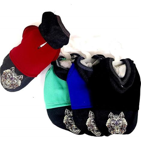 Chien Vêtements Pull Hoodie Taille L Chaud Animal Hiver