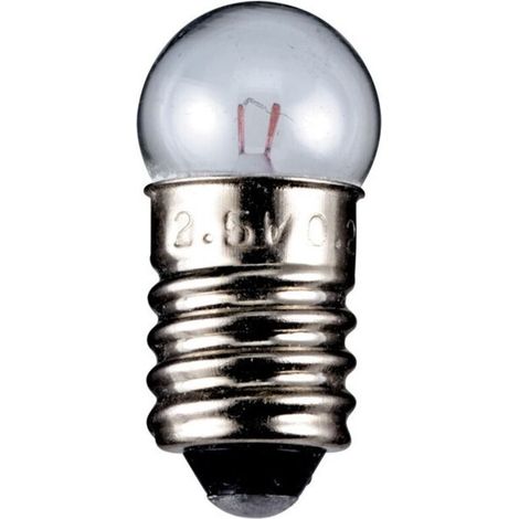 goobay Ampoule sphérique E10, 3,5 V, 0,70 W, transparente (9323) - goobay Ampoule sphérique E10, 3,5 V, 0,70 W, transparente (9323) (1/2)