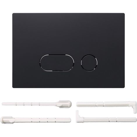 Plaque De Commande Wc,Plaque De Déclenchement,Double Déchargement,Avec Jeu De Tiges D'Échappement,Cadre De Fixation,Plaque D'Actionneur Compatible Avec Geberit Sigma 01,20,30,50,Up 320,300-Or mat (1/5)