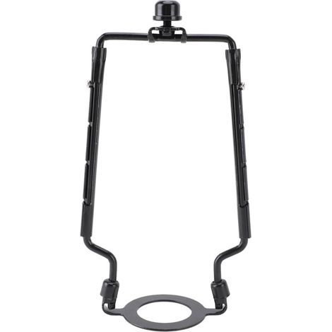 Abat-jour Support de Harpe en Fer, Kit Réglable, Design Exquis pour Tige de Lampe Standard, Base Lumineuse E26 (1/4)