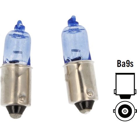 Coppia 2 Lampade H10W 12V 10W BA9s Effetto Xenon Bianco Luce Interna Lettura Auto (1/3)