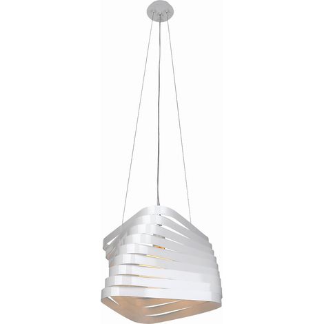 Candellux BIZO suspension loft Ø40 chrome métal E27 (1/2)