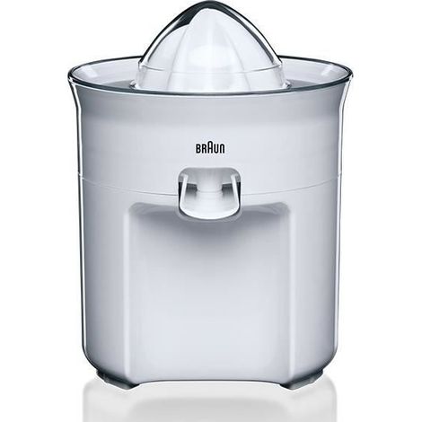 BRAUN CJ3050WH Electric Citrus Juicer - 60W - White - Anti-drip Spout (1/3)