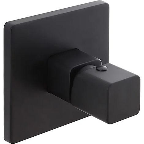 Miscelatore doccia ad incasso in ottone color nero opaco completo di corpo a muro Lotus (1/2)