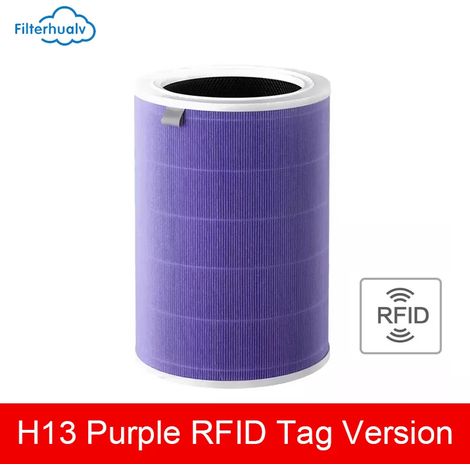 Filtre à air (Purple - Chine continentale) compatible avec les purificateurs d'air Xiaomi Mi 1, 2, 2S, 2C, 2H, 3, 3C et 3H. Filtre HEPA au charbon actif H13, antibactérien et anti-aldéhyde. (1/4)