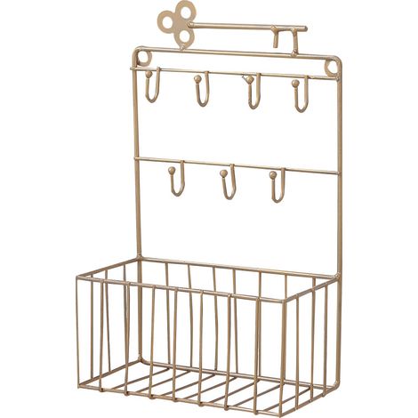 Porte-clés cintre porche entrée rack de stockage créatif boîte de rangement porte-clés présentoir tenture murale (1/4)