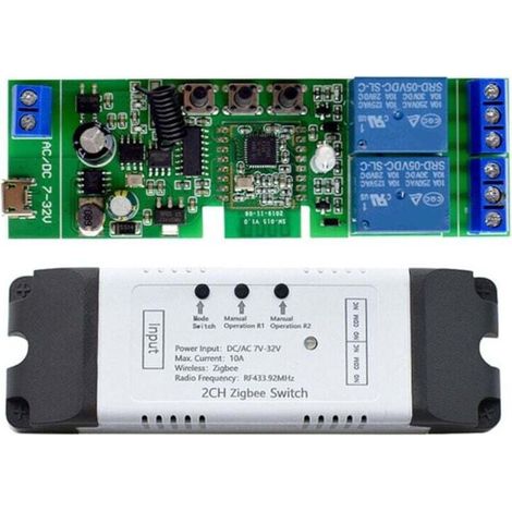 Contrôleur de moteur d'actionneur linéaire électrique Wi-Fi Tuya Zigbee à 2 canaux