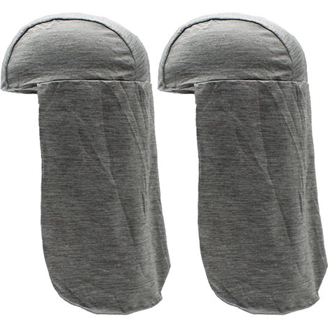 Protection solaire et protection cervicale pour casque de sécurité Casquette de chantier réfléchissante 2 inserts respirants pour casque de sécurité, protection cervicale à séchage rapide pour activ (1/5)