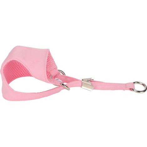 Verstellbares, atmungsaktives, leichtes und gepolstertes Haustiergeschirr, sicher und bequem für Hunde, Welpen und Katzen. Rosa, Größe L. (1/5)