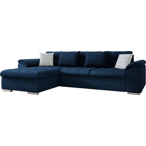 Canapé d'angle Comfivo Mica, Kronos 09 + Senegal 818, Disponible, 280x160x76cm, 0