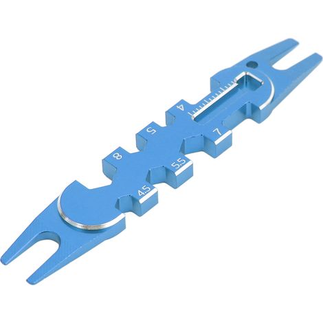 Universelles Multifunktions-Reparaturwerkzeug aus Aluminiumlegierung für Kugelgelenke mit 4 mm, 4,5 mm, 5 mm, 5,5 mm, 7 mm und 8 mm Durchmesser (dunkelblau) (1/5)
