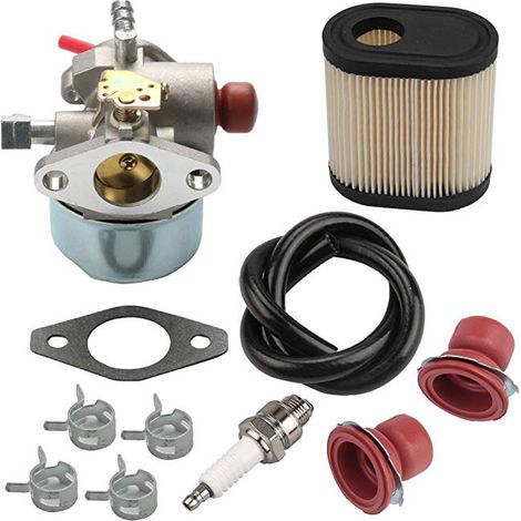 Ensemble carburateur compatible LV195EA 640350 640303 LEV100 20016, fourni avec filtre à air pour tondeuse et moteur thermique léger. (1/4)