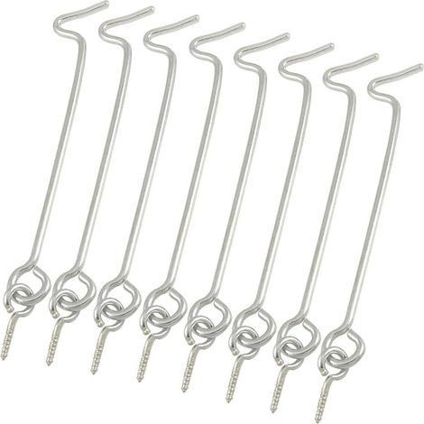 pièces pour fenêtres, crochet et œillet argentés, 5.5'' (cb5f24349597a70b2e219b102444718f)