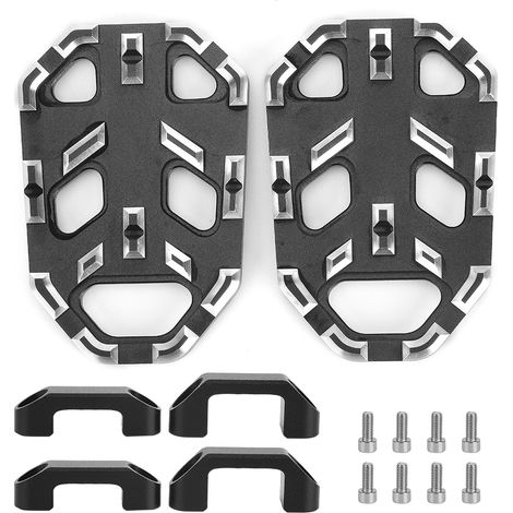 repose pieds larges en alliage d aluminium pour moto