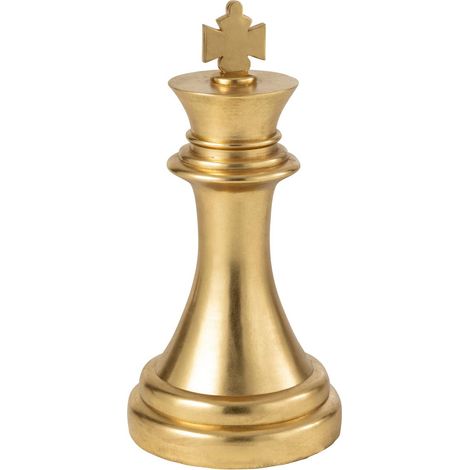 Pièce d'Échec Déco "Roi" 70cm Doré (1/3)