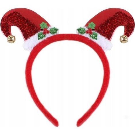 Gorro de Papá Noel Diadema navideña (1/2)