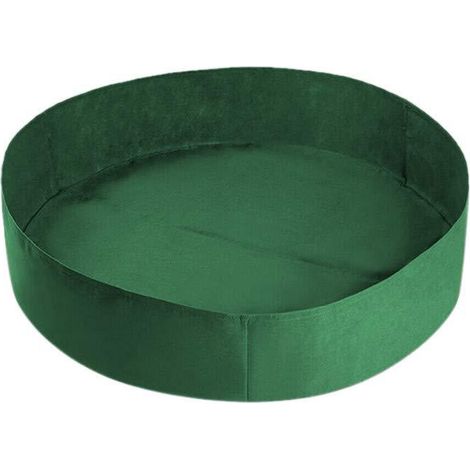 Filiyano-Lot de 4 sacs de jardinage ronds verts en feutre et tissu respirant (1/4)
