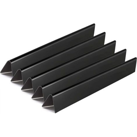 7536/7537 57CM Plaque Chaleur Barbecue en Acier de Porcelaine pour Weber Spirit E310, E320 (avec Boutons de brûleur latéral,2007-2012), pour Spirit 700, Weber 900, lot de 5 (1/5)