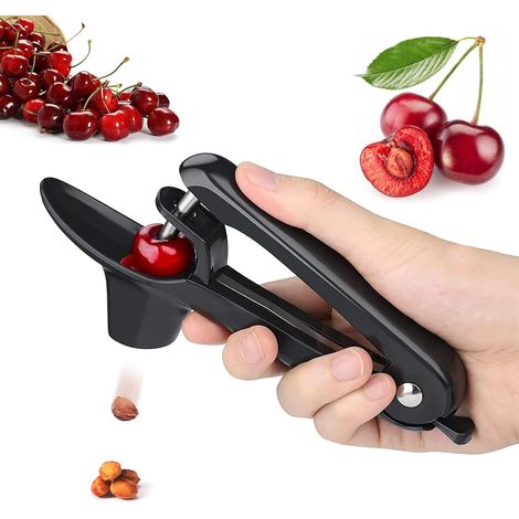 1 Dénoyauteur,Acier Inoxydable,Silicone Alimentaire,Cerises Olives,Cuisine (1/5)
