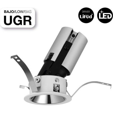 Spot LED encastrable ajustable 5W COB IP20 faible UGR (1/5)