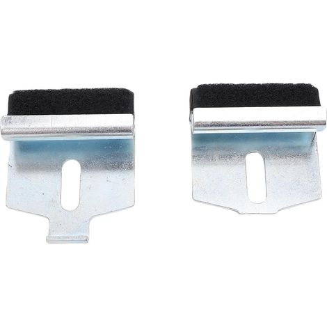 1 paire de stabilisateurs de guidage de porte et fenêtre, support de remplacement en feutre métallique haute résistance (1/5)