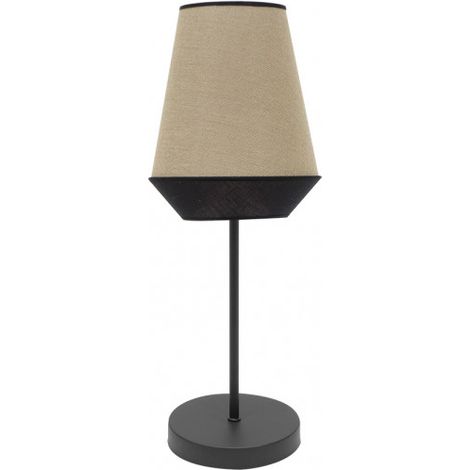 Lampada da tavolo Saco/nero modello Campana 1xE14 FABRILAMP