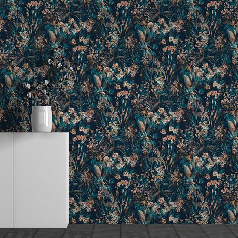 Papier peint panoramique - Motif Fleurs - 195 cm x 122 cm (1/3)