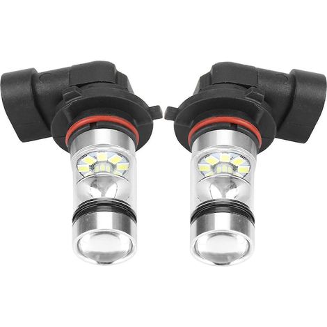 Kit de 2 ampoules LED blanches haute luminosité 9006/HB4 100W pour phares antibrouillard de voiture (1/5)