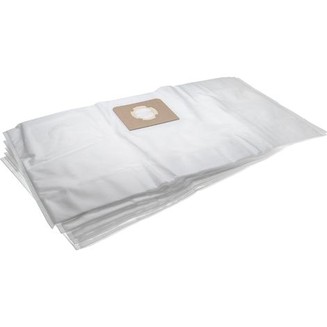 vhbw 10x bolsa compatible con Festool SR 201 LE-AS, SR 201 E-AS, SR 202 E-AS aspiradora - vellón micro, 34 cm x 66,5 cm blanco