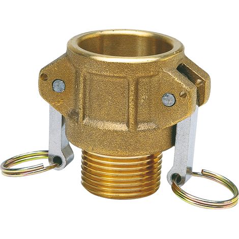 Raccord rapide à cames laiton coupleur mâle B - 1'' (26/34)