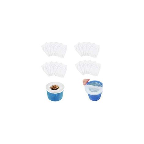 Schwimmbadfilterskimmer, 20 Stück Schwimmbadskimmersocken, Poolskimmersocken, zum Auffangen von Baumblättern im Schwimmbad, halten Ihren Pool sauber (20) (1/5)
