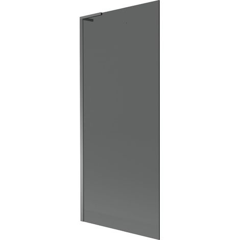 Mexen Next L paravento da vasca da bagno 1-anta 80 x 150 cm, grafite, gun metal - 895-080-000-03-40-95 (1/5)